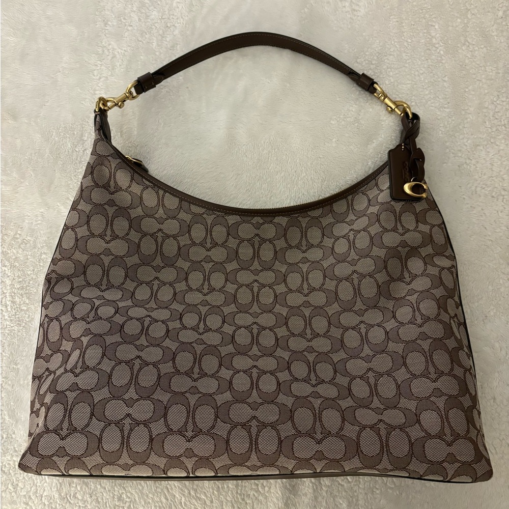 Coach Juliet 38 Bag in Signature Jacquard Maple/Oak
